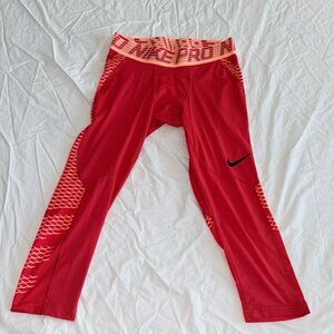 Nike Pro Combat leggings 3/4 length men’s medium